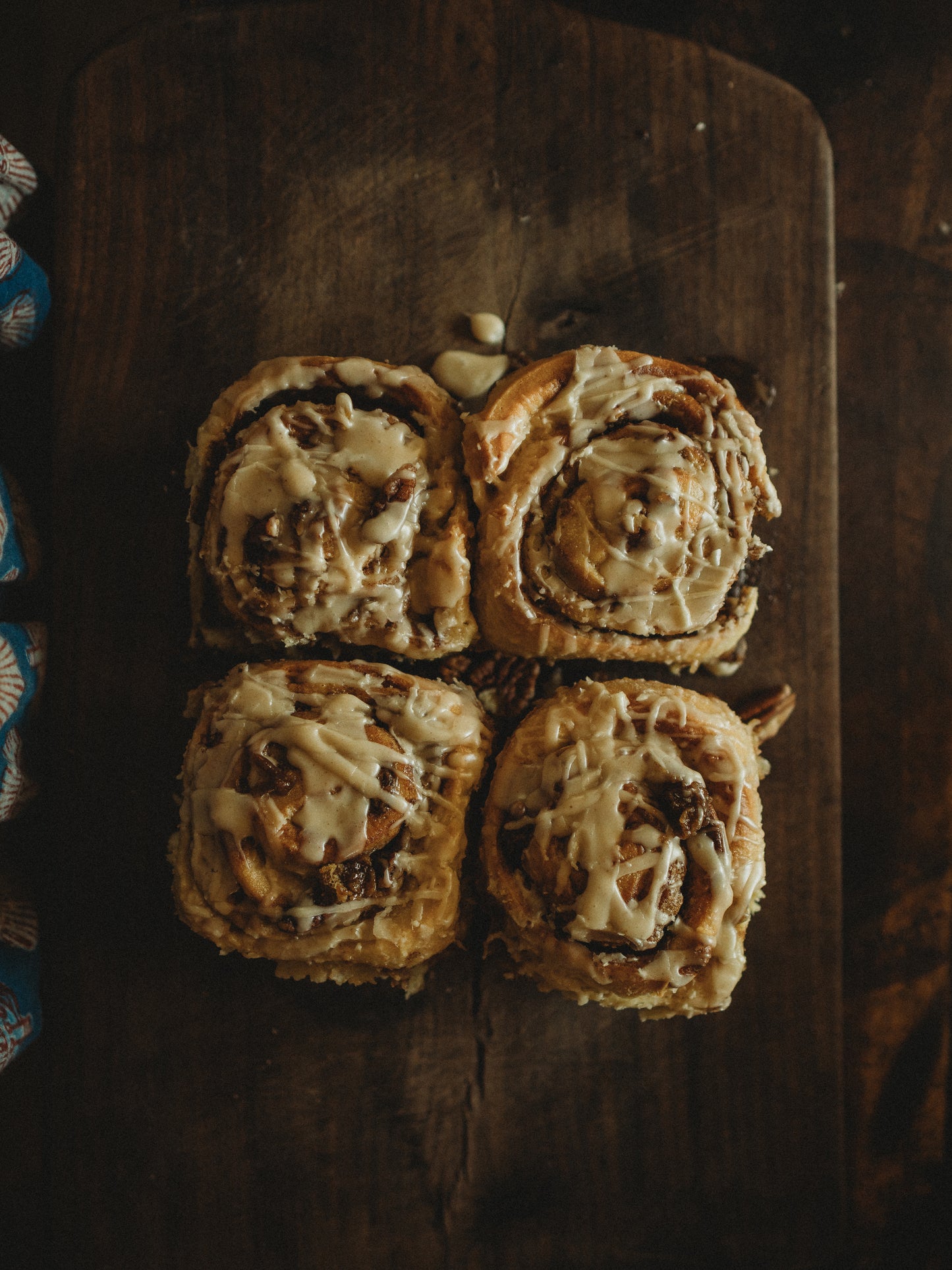 Maple Pecan Cinnamon Rolls