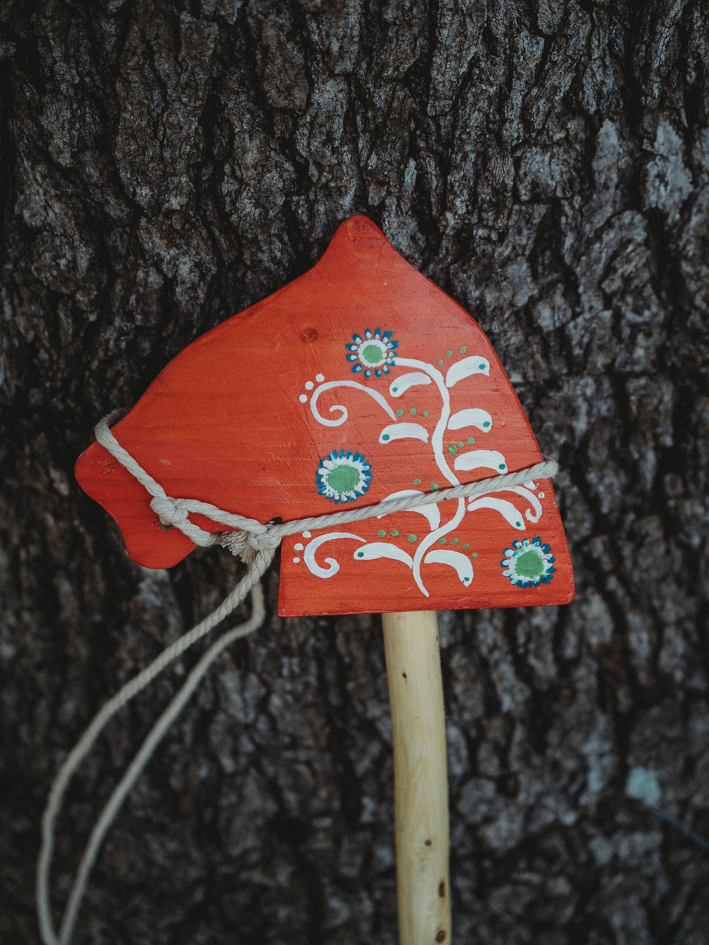 Hand Painted Wooden Stick Horses