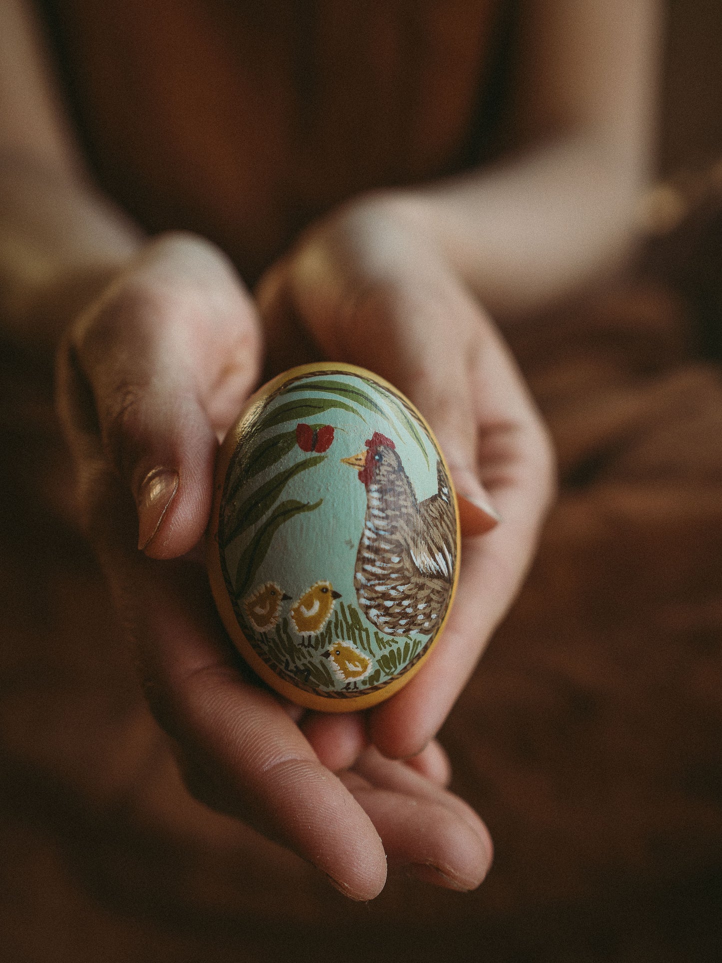 Hand Painted Wooden Eggs