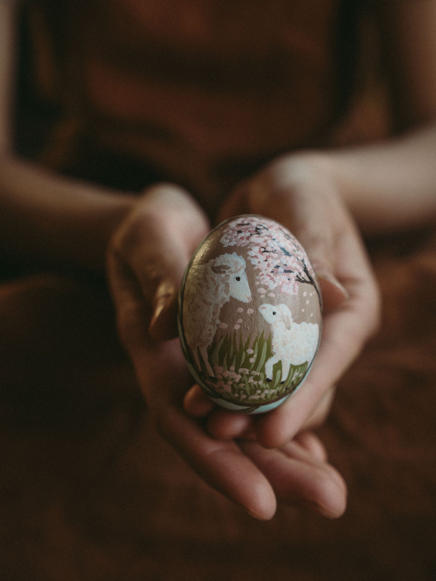 Hand Painted Wooden Eggs