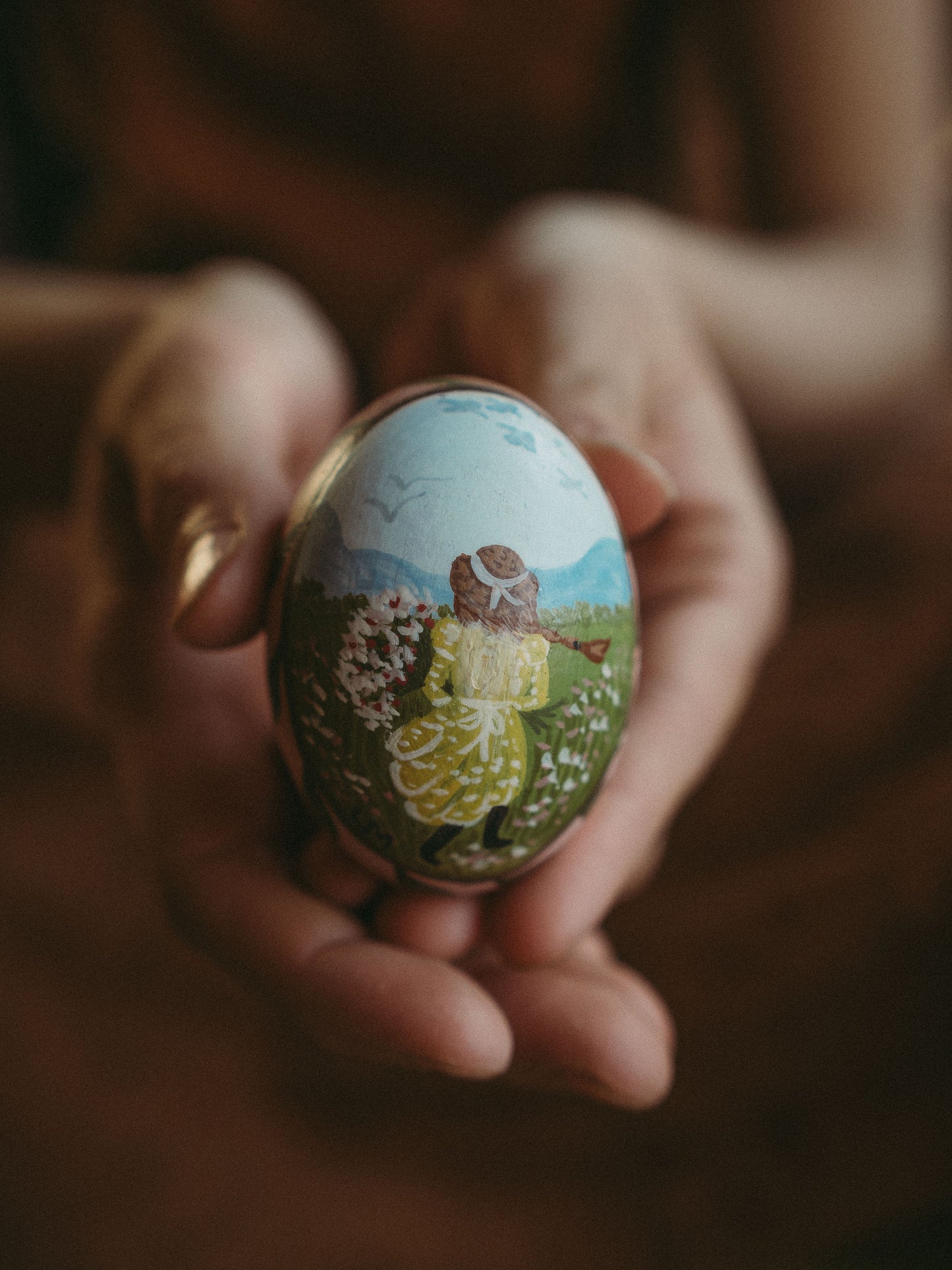 Hand Painted Wooden Eggs
