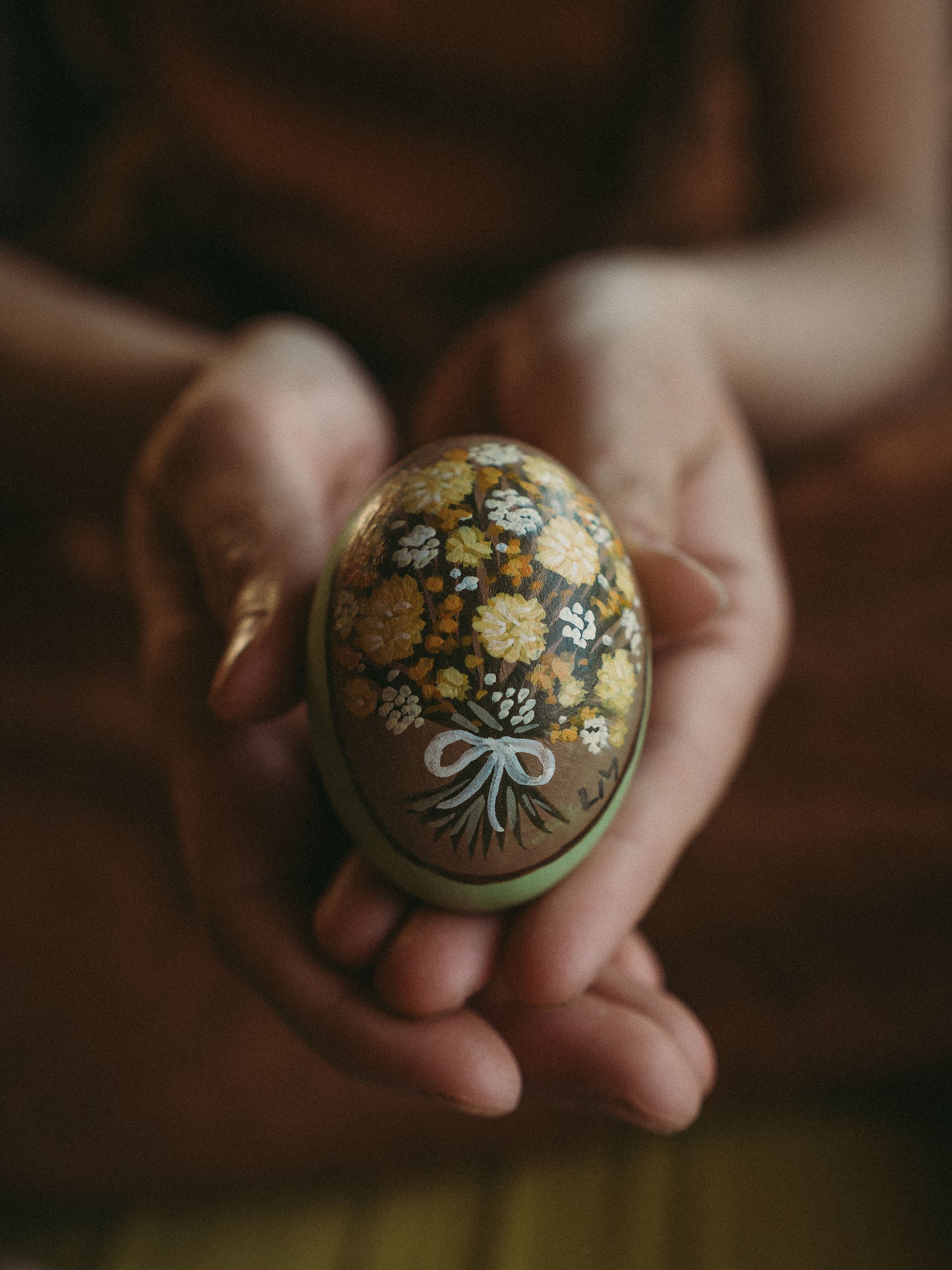 Hand Painted Wooden Eggs