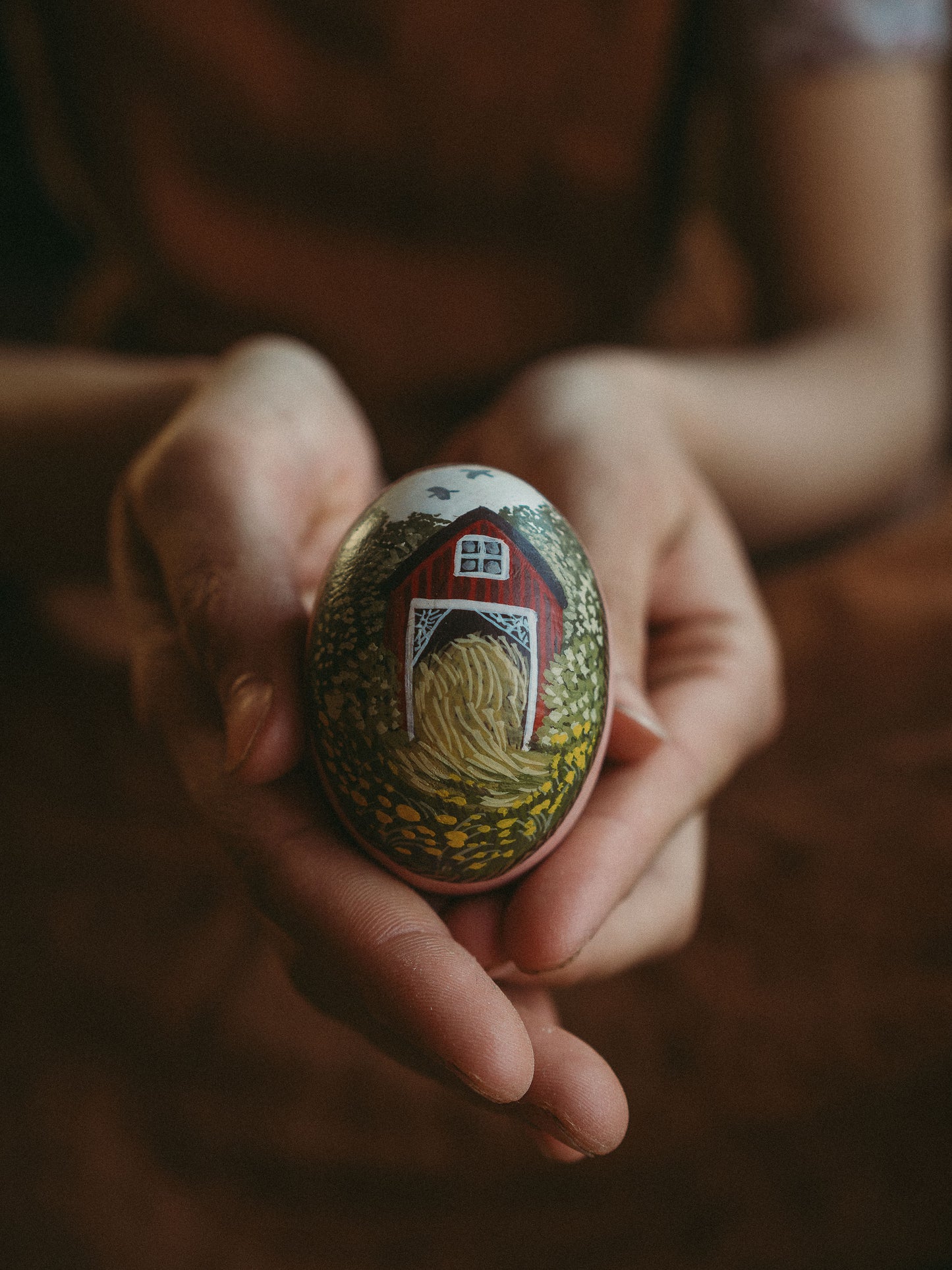 Hand Painted Wooden Eggs