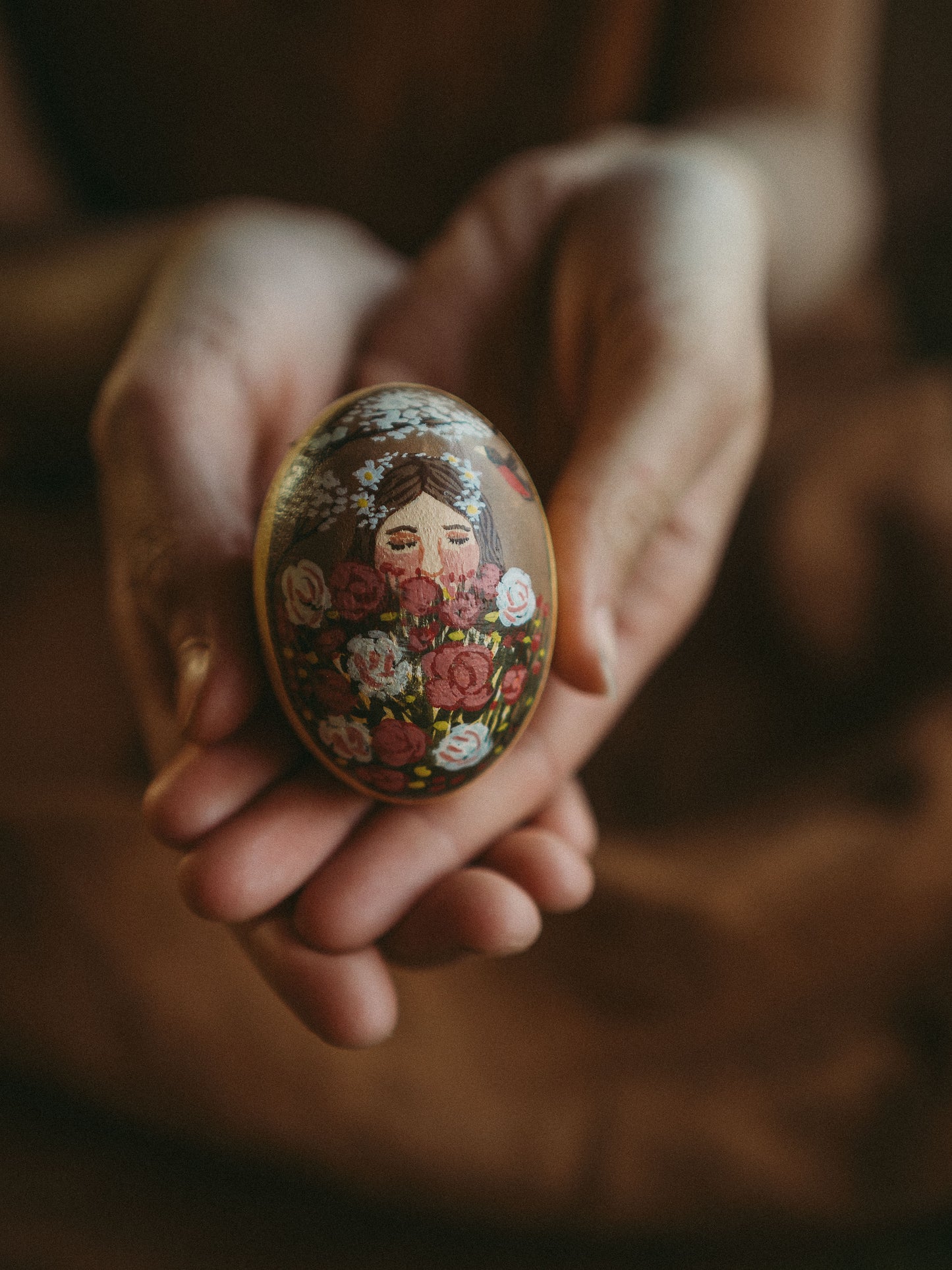Hand Painted Wooden Eggs