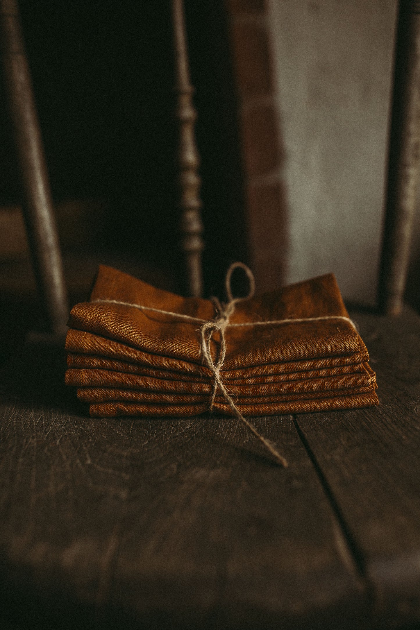 Linen Napkin Ginger - set of 4