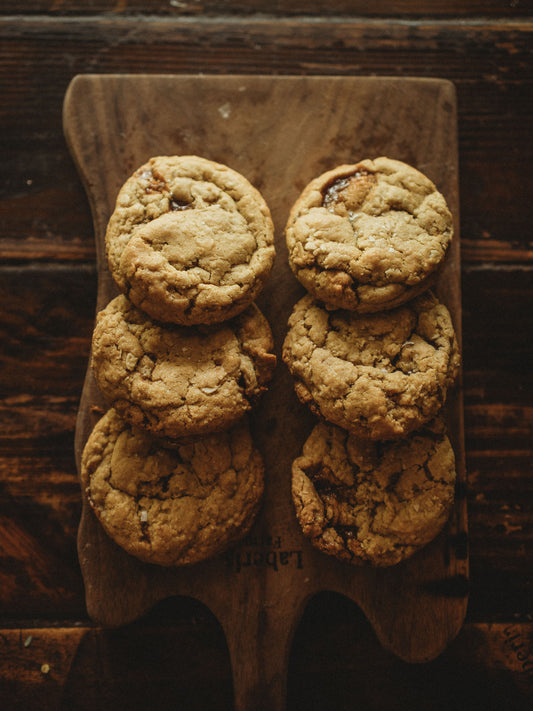 Oats & Toffee Cookies