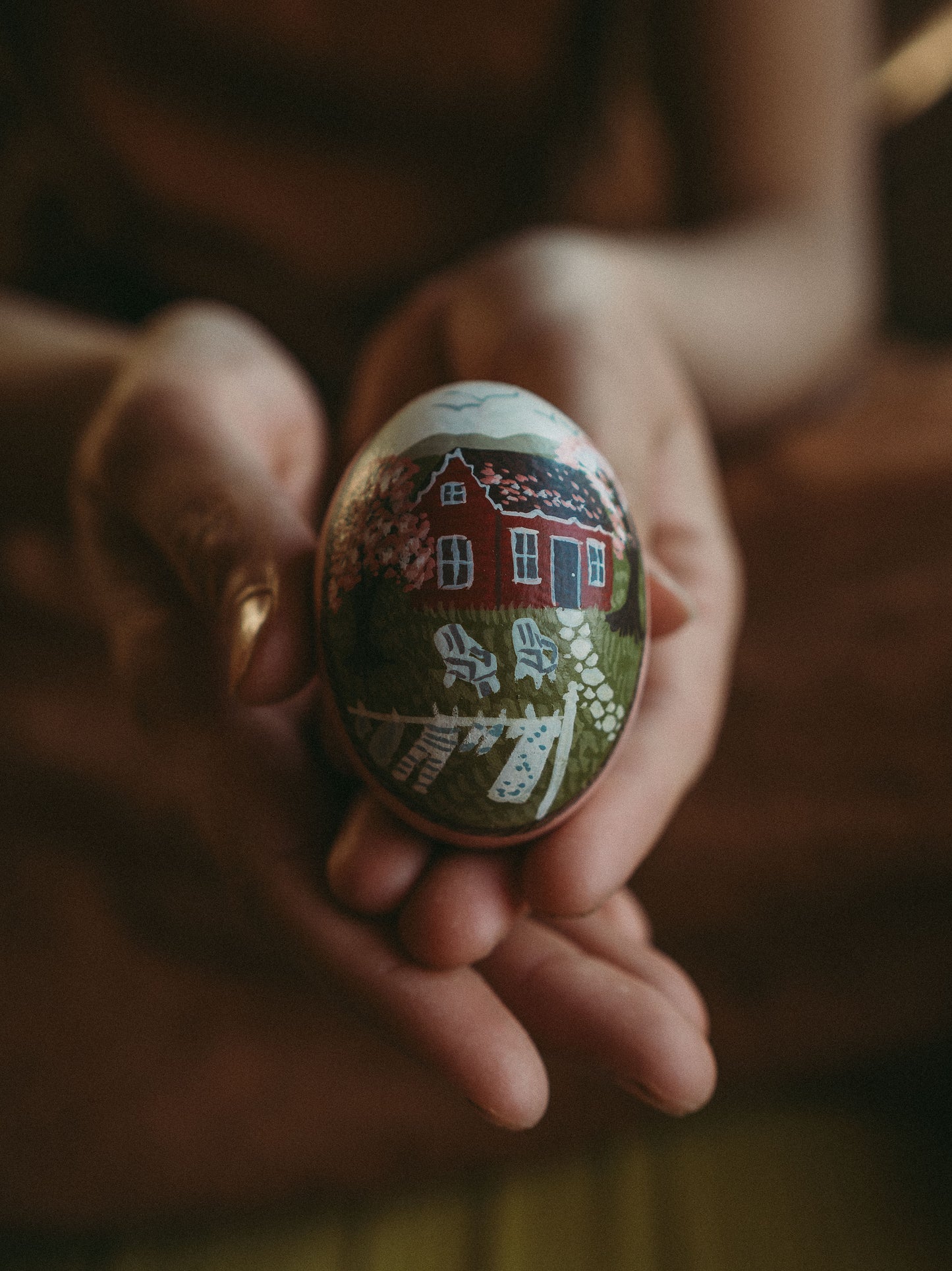 Hand Painted Wooden Eggs