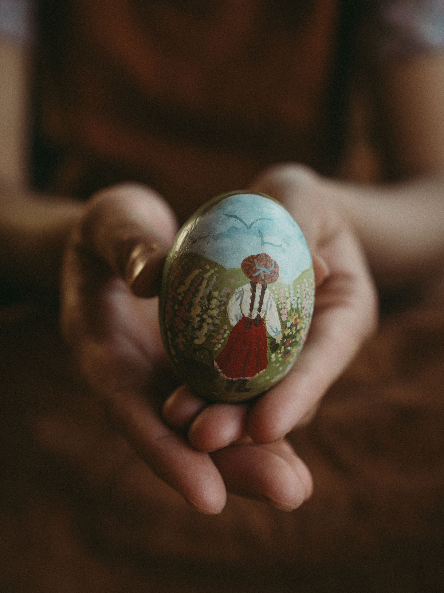 Hand Painted Wooden Eggs