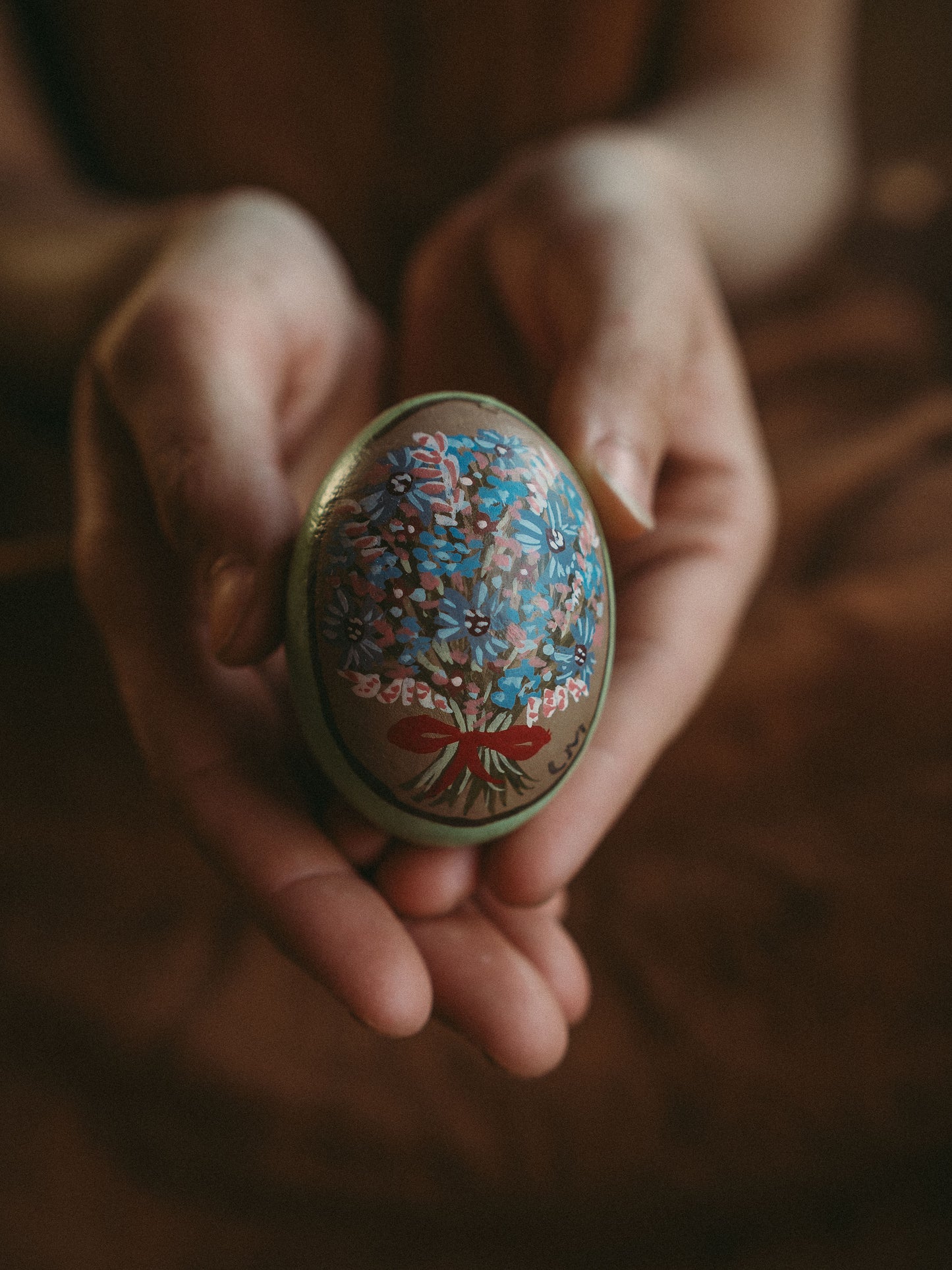 Hand Painted Wooden Eggs