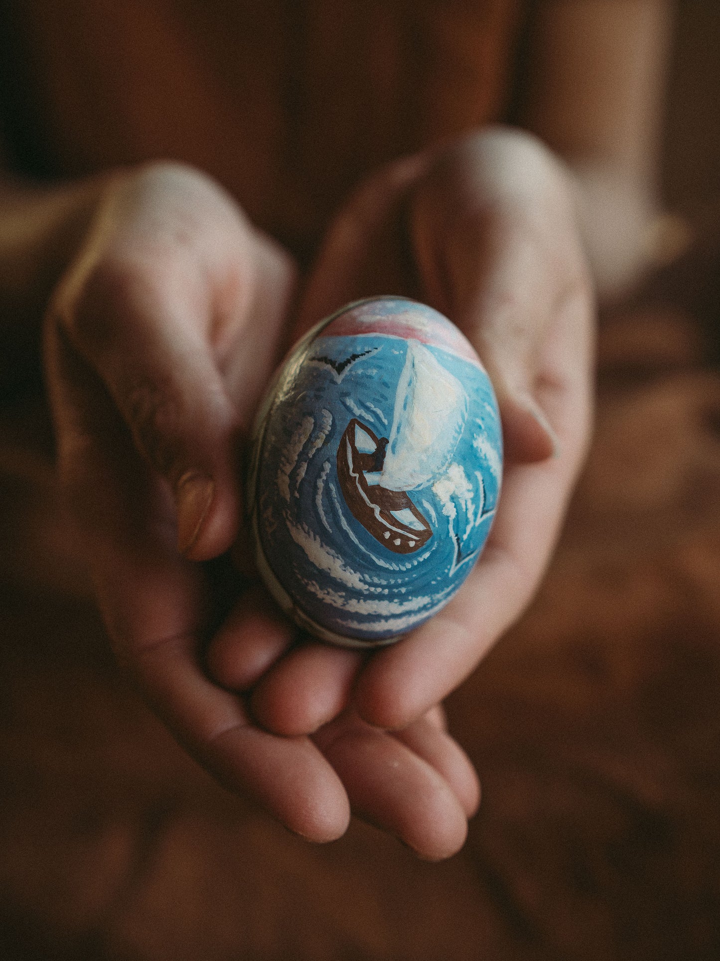 Hand Painted Wooden Eggs