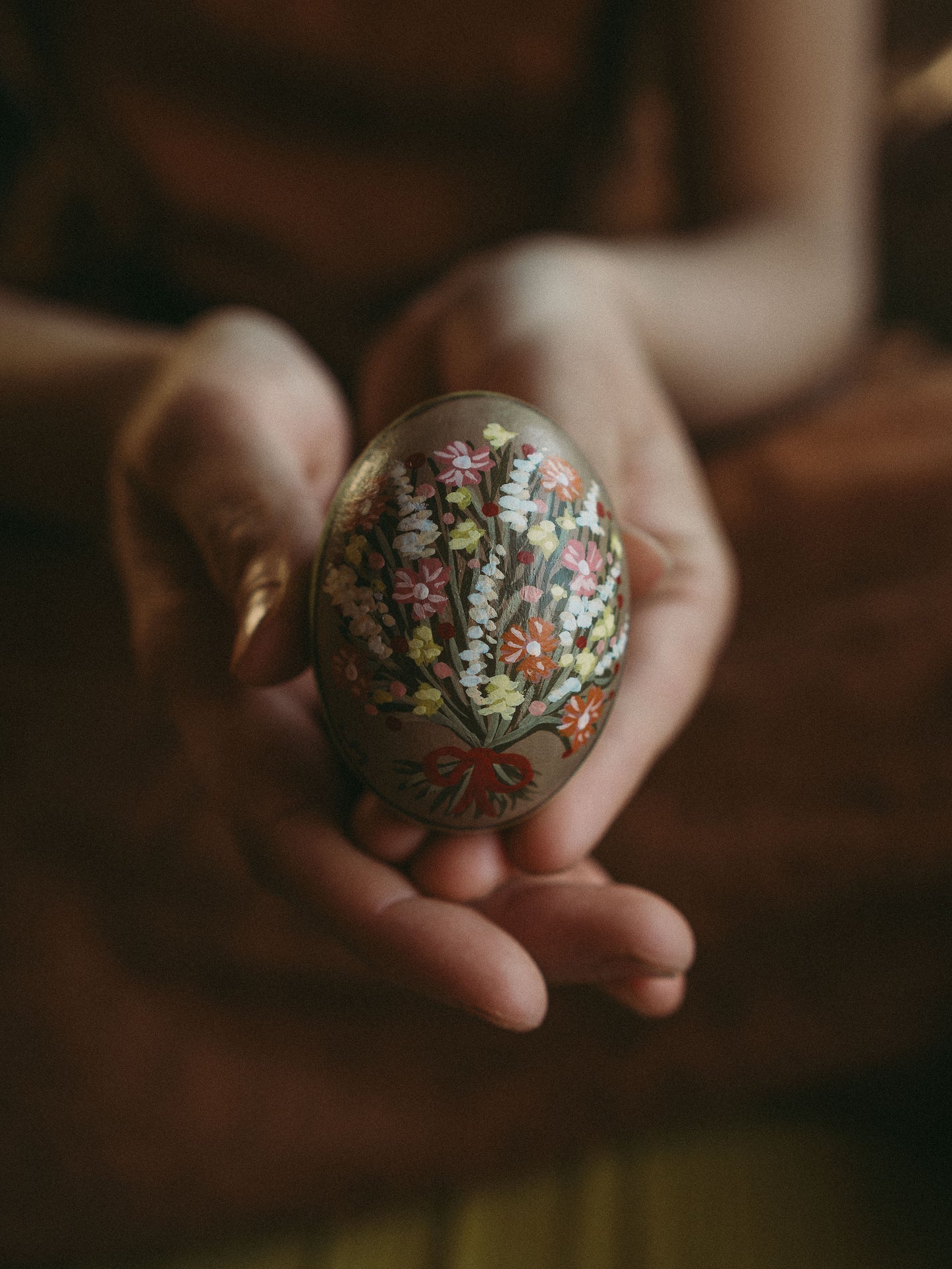 Hand Painted Wooden Eggs