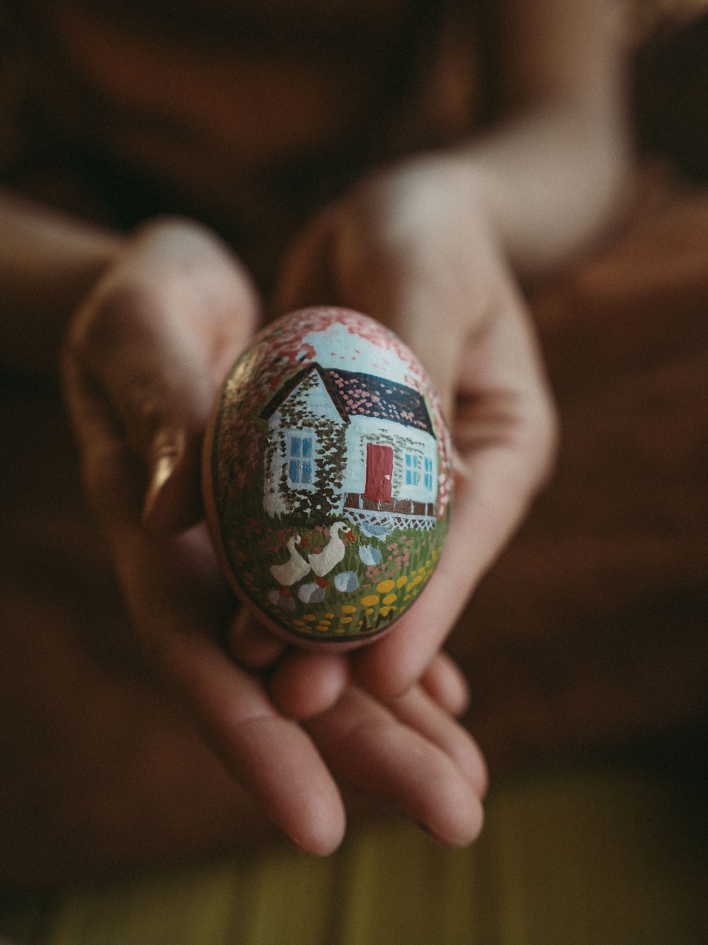 Hand Painted Wooden Eggs