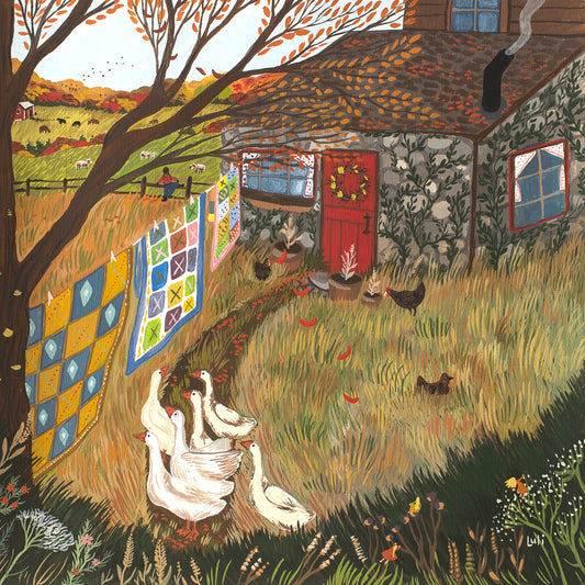 Geese on the Path